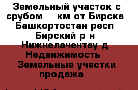 Земельный участок с срубом 30 км от Бирска - Башкортостан респ., Бирский р-н, Нижнелачентау д. Недвижимость » Земельные участки продажа   